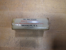 Load image into Gallery viewer, I EAT FRED STEIGER'S BOLOGNAS BROOKLYN NY Old Advertising Matchbook Holder