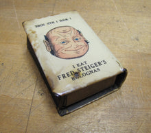 Load image into Gallery viewer, I EAT FRED STEIGER'S BOLOGNAS BROOKLYN NY Old Advertising Matchbook Holder
