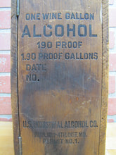 Load image into Gallery viewer, SUNSHINE PURE ETHYL ALCOHOL FOR NON-BEVERAGE USE Prohibition Era Wooden Ad Box