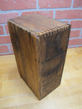 Load image into Gallery viewer, SUNSHINE PURE ETHYL ALCOHOL FOR NON-BEVERAGE USE Prohibition Era Wooden Ad Box