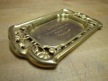 Load image into Gallery viewer, W E GROW BROTHERHOOD CIGAR STORE SUNBURY PA Old Advertising Tray Card Tip Ornate