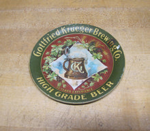 Load image into Gallery viewer, GOTTFRIED KRUEGER BREWING Co BEER Pre Prohibition Ad Tip Tray CHAS SHONK CHICAGO