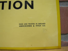 Load image into Gallery viewer, NO DRINKING WHILE ROOM IS IN MOTION Old Bar Pub Tavern Sign ABERCROMBIE & FITCH Co England