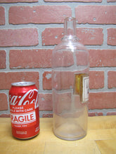 Load image into Gallery viewer, LEMON Antique Reverse Under Glass Label Bottle Soda Fountain Apothecary Bar Pub
