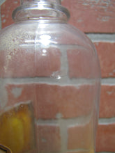 Load image into Gallery viewer, LEMON Antique Reverse Under Glass Label Bottle Soda Fountain Apothecary Bar Pub