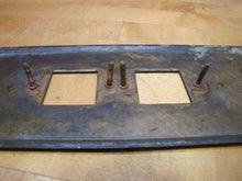 Load image into Gallery viewer, FOR FLOORS LOBBY TO 10 OLD BRASS BRONZE ELEVATOR BUTTON PANEL PLAQUE SIGN