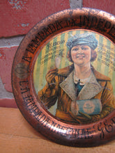 Load image into Gallery viewer, GE EDISON Lamps Light Bulbs Original Old Foreign Advertising Tin Tip Tray Sign