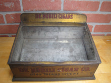 Load image into Gallery viewer, DE NOBILI CIGARS LONG ISLAND CITY NY Old Advertising Store Display Sign Box Case