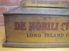 Load image into Gallery viewer, DE NOBILI CIGARS LONG ISLAND CITY NY Old Advertising Store Display Sign Box Case