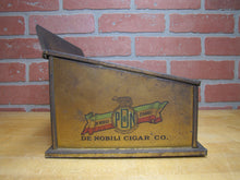 Load image into Gallery viewer, DE NOBILI CIGARS LONG ISLAND CITY NY Old Advertising Store Display Sign Box Case