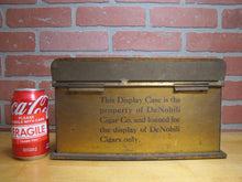 Load image into Gallery viewer, DE NOBILI CIGARS LONG ISLAND CITY NY Old Advertising Store Display Sign Box Case