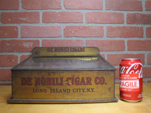 Load image into Gallery viewer, DE NOBILI CIGARS LONG ISLAND CITY NY Old Advertising Store Display Sign Box Case