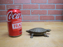 Load image into Gallery viewer, GRAND RAPIDS BRASS Co MICH Mfgr's Refrigerator & Furniture Hdw Old Match Holder Figural Turtle Advertising