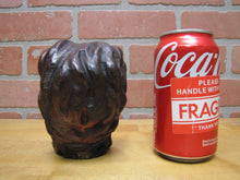 Load image into Gallery viewer, HEAD Antique Wooden Carved Figural Decorative Arts Salvage Part Hardware