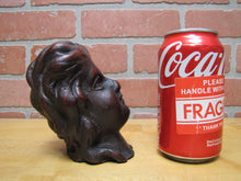 Load image into Gallery viewer, HEAD Antique Wooden Carved Figural Decorative Arts Salvage Part Hardware