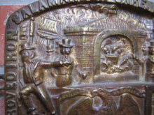 Load image into Gallery viewer, SALAMANDER SAFE EVANS & WATSON PHILADELPHIA Ornate Antique Bronze Sign Plaque