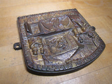 Load image into Gallery viewer, SALAMANDER SAFE EVANS & WATSON PHILADELPHIA Ornate Antique Bronze Sign Plaque