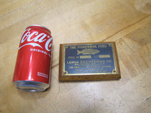 Load image into Gallery viewer, FISHERMAN FORD LOANE ENGINEERING BALTIMORE MD GARGOYLE MOBILOIL Old Sign Plaque