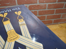 Load image into Gallery viewer, BRONCHO BUSTER BRACE OHIO SUSPENDER Co Antique Advertising Sign Whitehead & Hoag Crystaloid Newark NJ