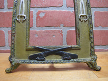 Load image into Gallery viewer, EAGLE FLAGS CANNONS DRUM HORNS SWORDS MILITARY Antique Decorative Arts Frame USA