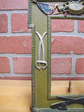 Load image into Gallery viewer, EAGLE FLAGS CANNONS DRUM HORNS SWORDS MILITARY Antique Decorative Arts Frame USA