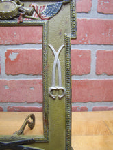 Load image into Gallery viewer, EAGLE FLAGS CANNONS DRUM HORNS SWORDS MILITARY Antique Decorative Arts Frame USA