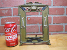 Load image into Gallery viewer, EAGLE FLAGS CANNONS DRUM HORNS SWORDS MILITARY Antique Decorative Arts Frame USA