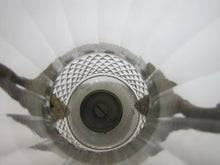 Load image into Gallery viewer, Antique Decorative Arts Vase Swan Handles Bronze Brass Crystal Glass Ornate