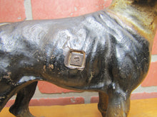 Load image into Gallery viewer, BOSTON TERRIER BULLDOG DOG Antique Cast Iron Doorstop Old Paint Unusual Version