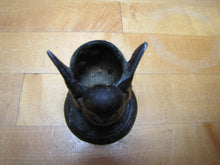 Load image into Gallery viewer, SPREAD WINGED OWL Antique Decorative Arts Cast Metal Match Holder Safe Vesta
