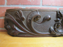 Load image into Gallery viewer, Devil Beast Head Licking Tongue Antique Wooden Carved High Relief Salvage Panel