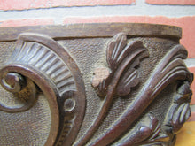 Load image into Gallery viewer, Devil Beast Head Licking Tongue Antique Wooden Carved High Relief Salvage Panel