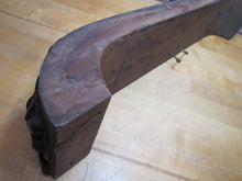 Load image into Gallery viewer, Devil Beast Head Licking Tongue Antique Wooden Carved High Relief Salvage Panel