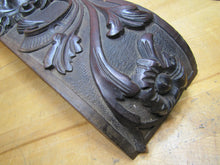 Load image into Gallery viewer, Devil Beast Head Licking Tongue Antique Wooden Carved High Relief Salvage Panel