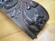 Load image into Gallery viewer, Devil Beast Head Licking Tongue Antique Wooden Carved High Relief Salvage Panel