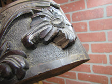 Load image into Gallery viewer, Devil Beast Head Licking Tongue Antique Wooden Carved High Relief Salvage Panel