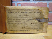 Load image into Gallery viewer, p1901 THOMSON ALTERNATING AMMETER Type P GENERAL ELECTRIC Co USA JCP&L with Box