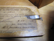 Load image into Gallery viewer, p1901 THOMSON ALTERNATING AMMETER Type P GENERAL ELECTRIC Co USA JCP&L with Box