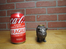 Load image into Gallery viewer, Pig Hog Match Holder Figural Farm Animal Ornate Cast Metal Piggy Toothpick Boar