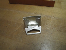 Load image into Gallery viewer, 1939 NYWF MOTHER OF PEARL BUCKLE & BELT Set NEW YORK WORLD'S FAIR Souvenir MOP