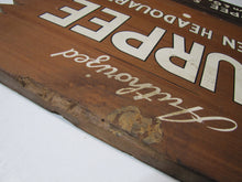 Load image into Gallery viewer, BURPEE SEEDS & BULBS LAWN & GARDEN PRODUCTS HEADQUATERS Original Old Wooden Sign