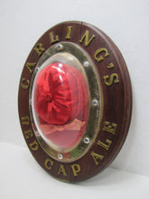 Load image into Gallery viewer, CARLING'S RED CAP ALE Sign Old Wood Planks Raised Letters Plym Co RHTF Version