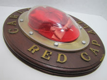 Load image into Gallery viewer, CARLING'S RED CAP ALE Sign Old Wood Planks Raised Letters Plym Co RHTF Version