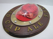 Load image into Gallery viewer, CARLING'S RED CAP ALE Sign Old Wood Planks Raised Letters Plym Co RHTF Version