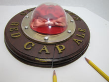 Load image into Gallery viewer, CARLING'S RED CAP ALE Sign Old Wood Planks Raised Letters Plym Co RHTF Version