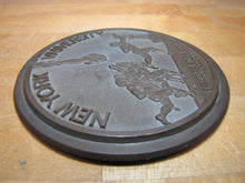Load image into Gallery viewer, NEW YORK UNIVERSITY Old High Relief Brass Bronze Plaque Nameplate Sign NYU