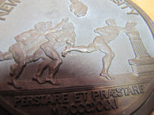 Load image into Gallery viewer, NEW YORK UNIVERSITY Old High Relief Brass Bronze Plaque Nameplate Sign NYU