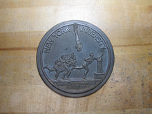 Load image into Gallery viewer, NEW YORK UNIVERSITY Old High Relief Brass Bronze Plaque Nameplate Sign NYU