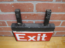 Load image into Gallery viewer, EXIT 6 Double Sided Porcelain Sign Subway Railroad Train Station Transportation