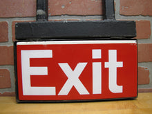 Load image into Gallery viewer, EXIT 6 Double Sided Porcelain Sign Subway Railroad Train Station Transportation